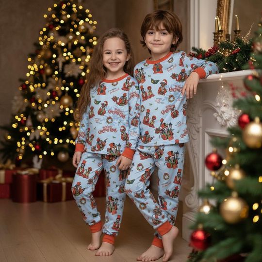 Discover Disney The Muppet Christmas Carol Pajamas Set, Cute Muppet Holiday Sleepwear, Funny Light The Lamp Not The Rat Xmas Pajamas