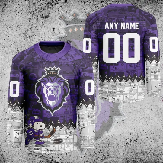 Discover Personalized Reading Royals Peanutss 75th Anniversary Hockey Shirt Fan Gear Gift
