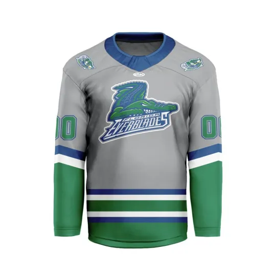 Discover Personalized Florida Everblades Away V-shaped Hockey Shirt Men's Fan Gear Gift