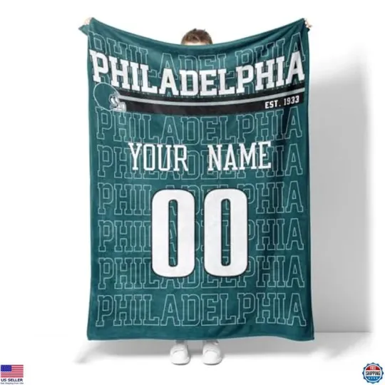 Discover Custom Philadelphia Throw Blanket - Personalized Gift for Men, Women,