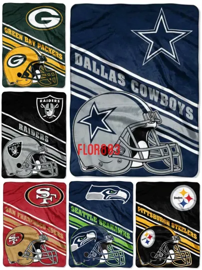 football Team Super Soft Royal Throw Blanket