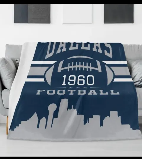 Dallas Cowboys football Throw Blanket