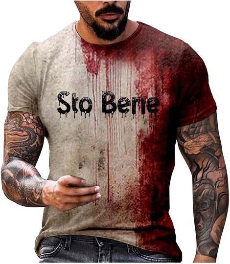 Discover Halloween Shirts Men Shirt Clothes for Funny Mens Tshirts Sleep Pumpkin T-Shirt Tshirt Man Problem Solved Bloody