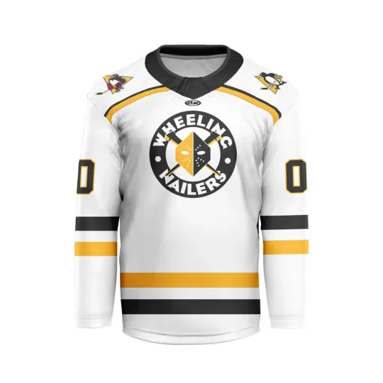 Discover Personalized Wheeling Nailers Home V-shaped Hockey Shirt Men's Fan Gear Gift