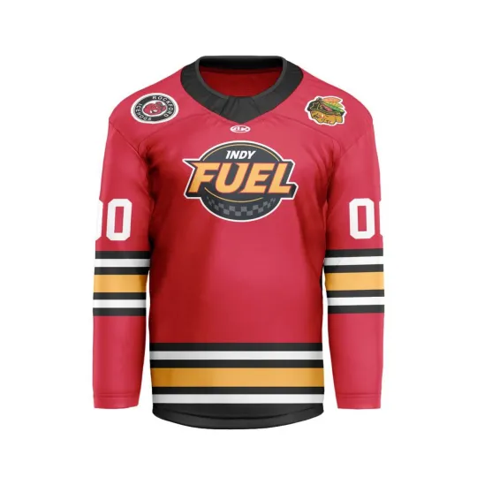 Discover Personalized Indy Fuel Red V-shaped Hockey Shirt Men's Fan Gear Xmas Gift