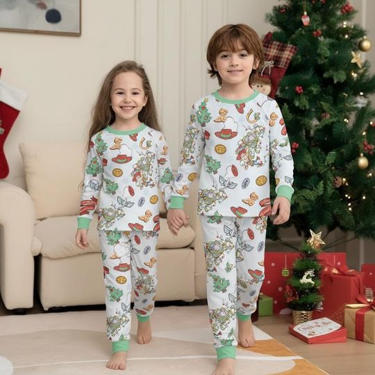 Discover Disney Toy Story Christmas Pajamas Set, Cute Pixar Toy Story Holiday Sleepwear, Youve Got a Friend in Me Pjs, Pajamas For Kid Adult