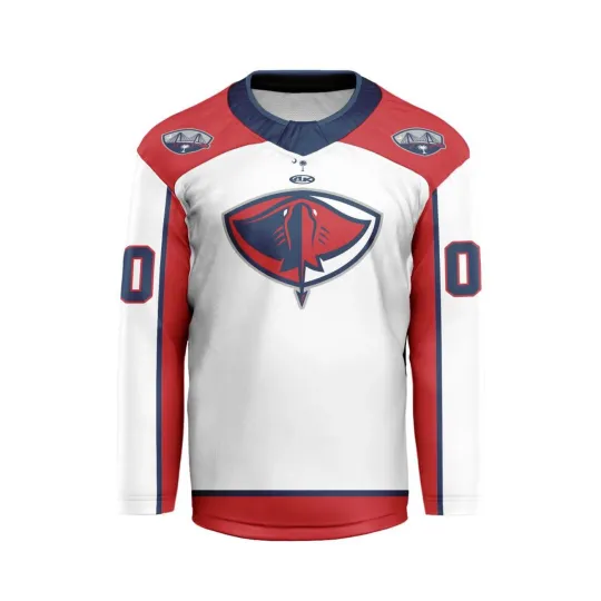 Discover Personalized South Carolina Stingrays White V-shaped Hockey Shirt Fan Gear Gift
