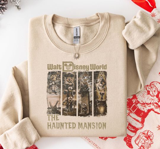 Discover Cozy Unisex Haunted Mansion Cotton Hoodie  Perfect Disney Gift & Casual Wear - t-shirt | tee, Perfect Gift for Any Occasion