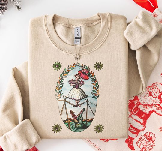 Discover Artistic Cozy Unisex Hoodie - Vintage Tightrope Walker Circus Design - Perfect Gift Idea - t-shirt | tee, Perfect Gift for Any Occasion