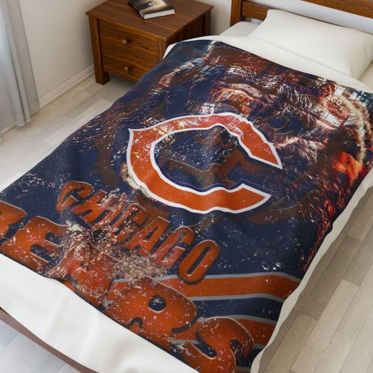 Chicago Bears Throw  Blanket