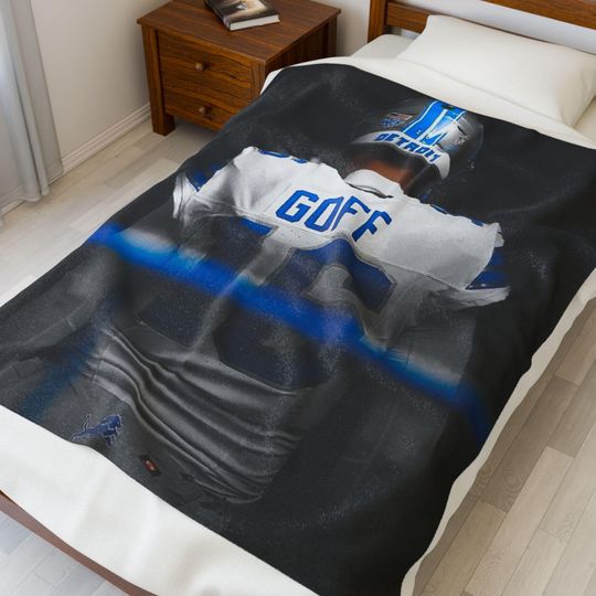 Discover Jared Goff Lions Throw Blanket