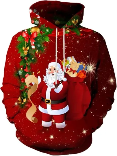 Discover Unisex Colorful 3D Hoodie Cool Design Pullover with Pocket Men Women