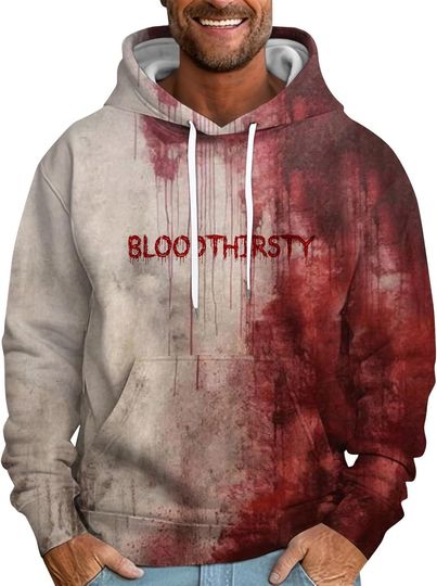 Discover Problem Solved Bloody Hoodie Horror Im Fine Bloody Sweatshirt Gifts Halloween T Shirts Funny Pullover Clothes