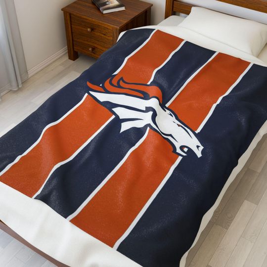 Denver Broncos Throw Blanket