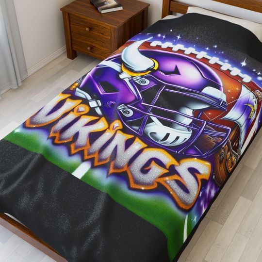 Discover Minnesota Football Throw Blanket - Cozy Sports Throw, Game Day Decor, Fan Gift
