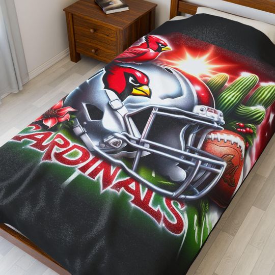 Discover Arizonna Football Throw Blanket - Cozy Sports Throw, Game Day Decor, Fan Gift