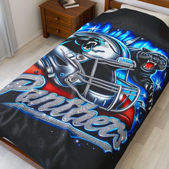 Discover Carolina Football Throw Blanket - Cozy Sports Throw, Game Day Decor, Fan Gift