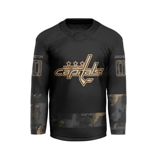 Discover Personalized Washington Capitals Military Appreciation Hockey Shirt Men's Gift