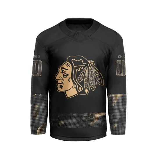 Discover Personalized Chicago Blackhawks Military Appreciation Hockey Shirt Fan Gear Gift