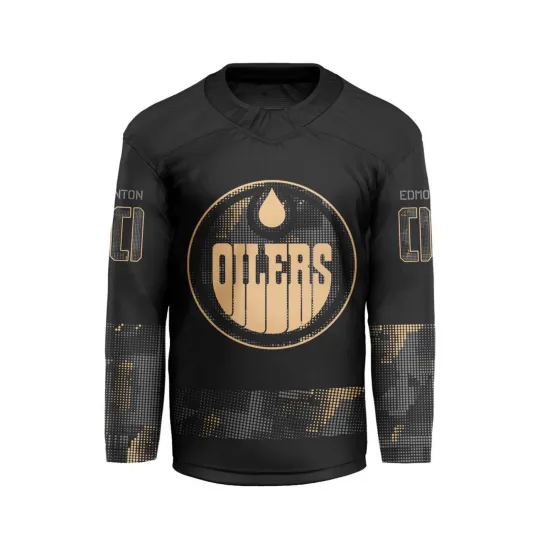Discover Custom Edmonton Oilers Military Appreciation Hockey Shirt Men's Fan Gear Gift