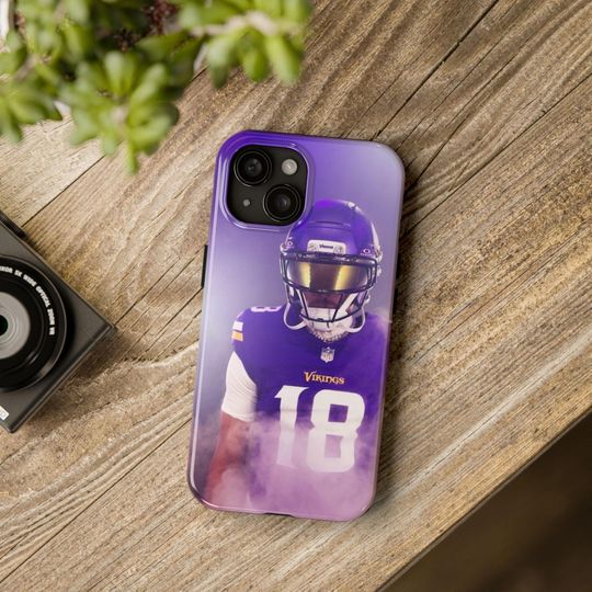 Discover Justin Jefferson Vikings Phone Case