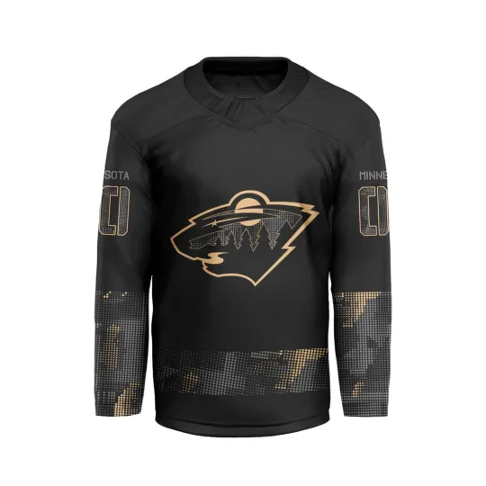 Custom Minnesota Wild Military Appreciation Hockey Shirt Men's Fan Gear Gift