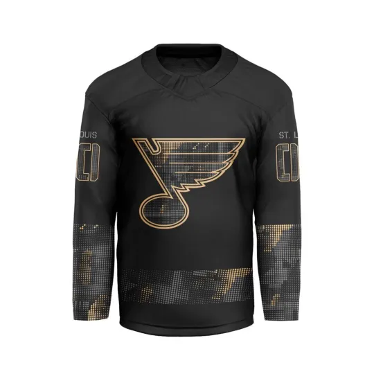 Custom St. Louis Blues Military Appreciation Hockey Shirt Men's Fan Gear Gift