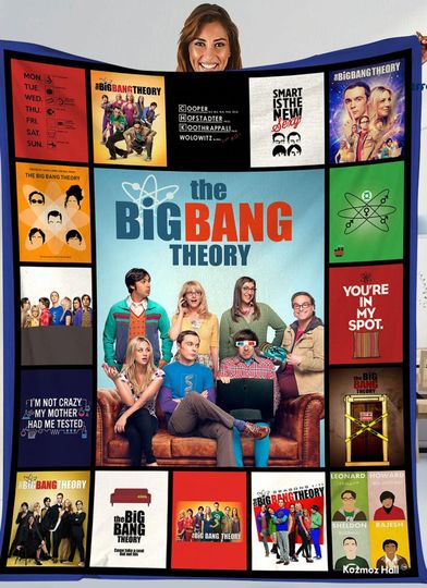 Discover The Big Bang Theory Blanket, Sheldon Cooper Blanket, Big Bang Theory Fleece Blanket, Vintage Movie Blanket Gifts, Big Bang Theory Lovers