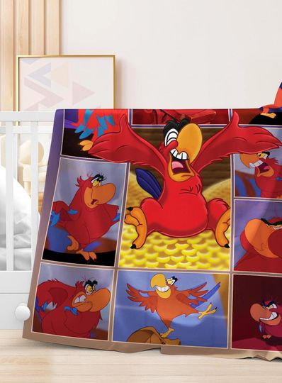 Discover Aladdin Lago Blanket, Aladdin Magic Blanket Genie Princess Jasmine Blanket, Magic Kingdom Throw Blanket for Bed Couch Sofa