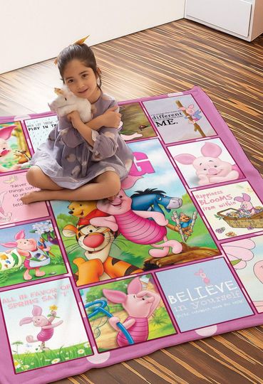 Discover Winnie The Pooh Piglet Fleece Blanket, Piglet Blanket, Winnie Pooh Piglet Blanket, Piglet Birthday Gifts Christmas Gifts