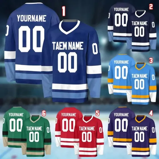 Discover Personalized Hockey Jersey – Great Gift for Players, Teams or Coaches