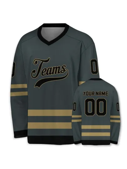 Discover Custom Hockey Jersey Personalized Team Name Number Shirts for Training and Games