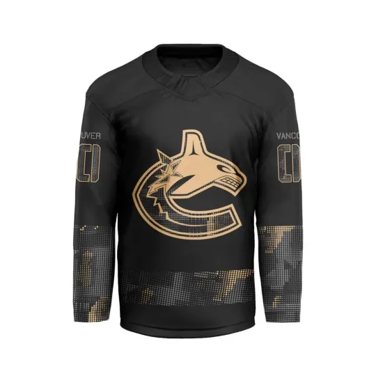Discover Personalized Vancouver Canucks Military Appreciation Hockey Shirt Fan Gear Gift
