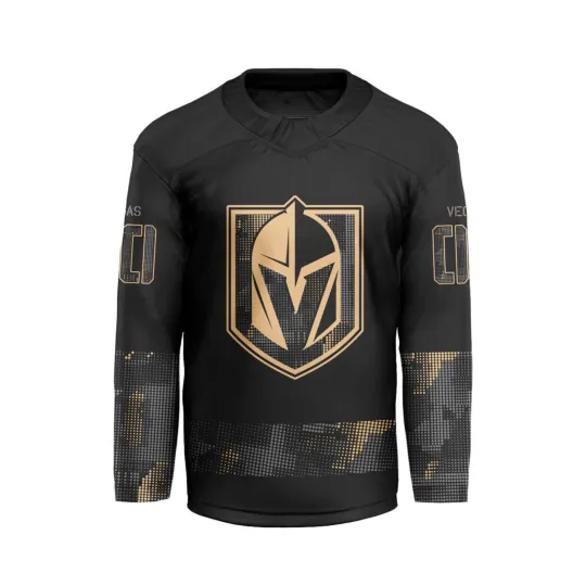 Custom Vegas Golden Knights Military Appreciation Hockey Shirt Fan Gear Gift