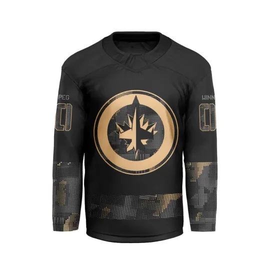 Discover Personalize Winnipeg Jets Military Appreciation Hockey Shirt Men's Fan Gear Gift