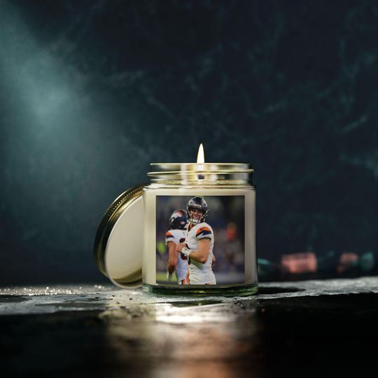 Discover Bo Nix Scented Candle: Aromatic Sports Fan Gift