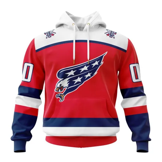 Discover Personalized Washington Capitals 2025/26 Alternate Screaming Eagle Hoodie Gift