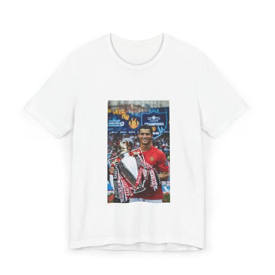 Ronaldo Football Tee, Sports Lover Gift, Premier League Shirt, Athlete Jersey Top