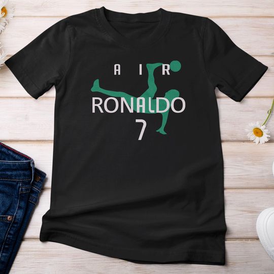 Discover Air Ronaldo Portugal Soccer Star #7 T-Shirt, Unisex Graphic Tee, Sports Fan Gift