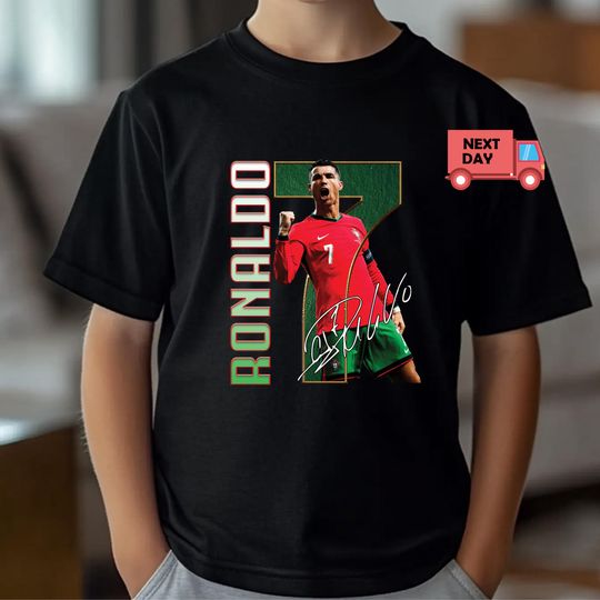 Cristiano Ronaldo Tee: CR7 Portugal Soccer Fan Gift