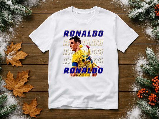 Football Gifts, Soccer Fan Shirt, CR7 Ronaldo T-Shirt