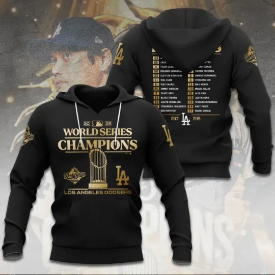 Discover Dodgers World Series 2025 3D Apparel