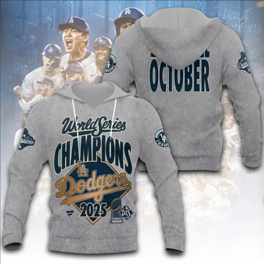Discover Dodgers World Series 2025 3D Apparel