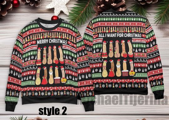 Discover Funny Christmas Dirty Ugly Christmas Sweater, Retro Vintage Dirty Ugly Sweater, Funny Sweater for Family, Christmas Ugly Sweater