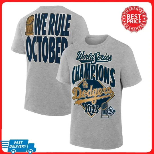 Dodgers 2025 World Series Champions T-shirt Unisex All Size