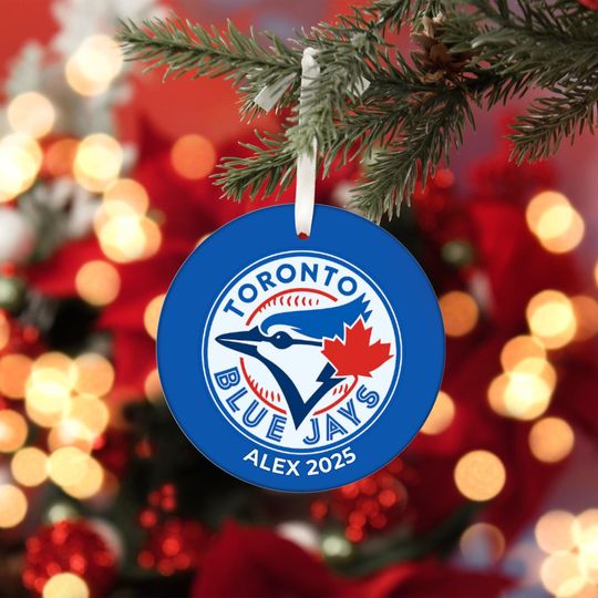 Discover Blue Jays Toronto  Lovers Baseball Fan Christmas Ornament,Personalized Ceramic  Custom Gift for Baseball Fans ,Christmas Tree Decor