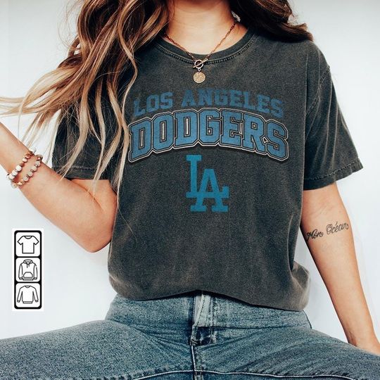 Los Angeles Dodgers Shirt, Vintage Baseball Teams Player 90s Retro Graphic Tee Streetwear Fan Gifts Unisex