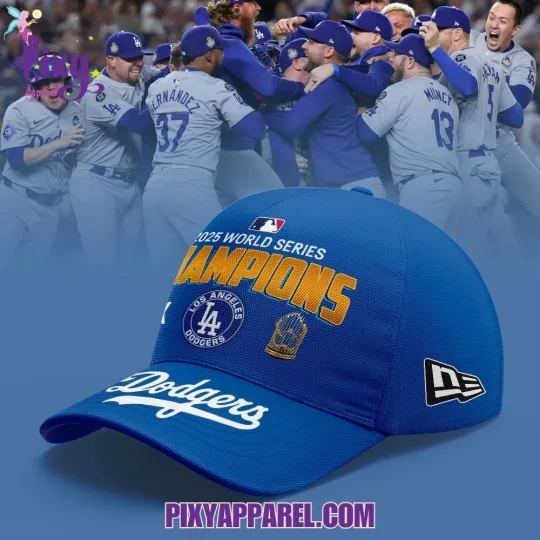 Discover Los Angeles city Dodger World Series Champions cap
