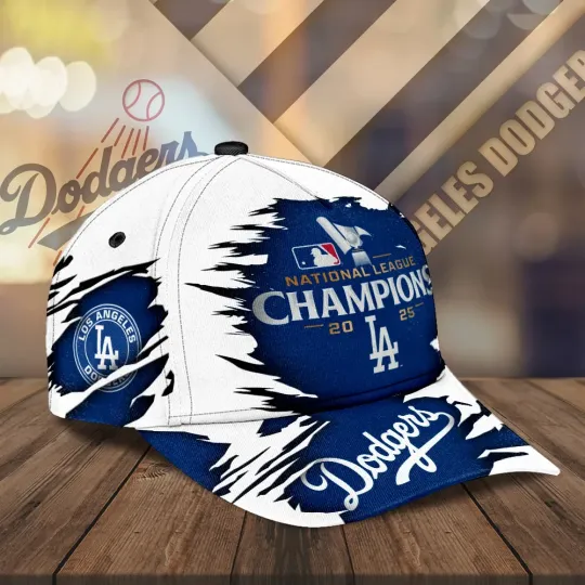 Dodgers 2025 National League Champions Classic Cap
