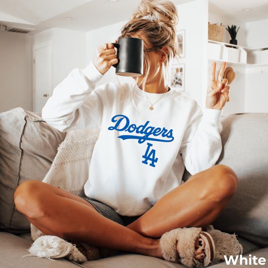 Dodgers  baseball Sweatshirt Vintage Baseball Graphic Unisex